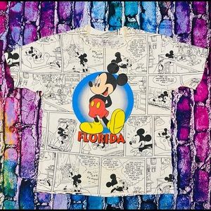 VTG Mickey Mouse AOP t-shirt size XL on Sherry’s Best tag